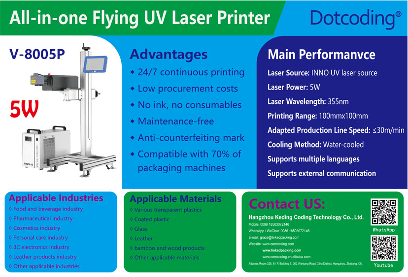 All-in-one Flying UV Laser Printer